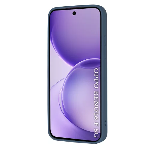 Techsuit - SoftFlex szilikon tok - Oppo Reno16 F / Reno16 FS - Sötétkék