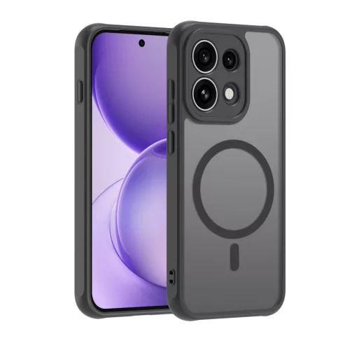 Techsuit - HaloFrost II MagSafe tok - Oppo Reno16 F / Reno16 FS - Fekete