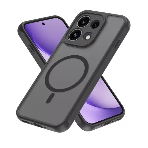 Techsuit - HaloFrost II MagSafe tok - Oppo Reno16 F / Reno16 FS - Fekete