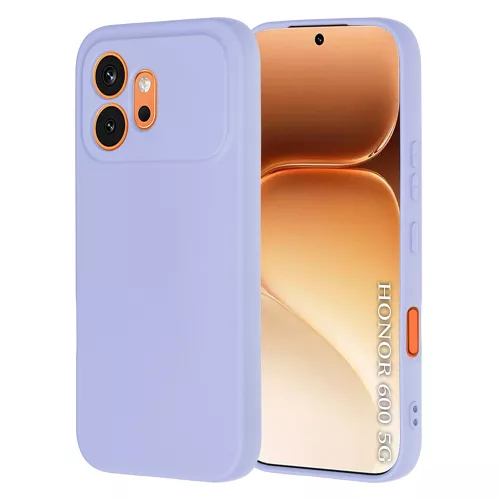 Techsuit - SoftFlex szilikon tok - Honor 600 - Világos lila