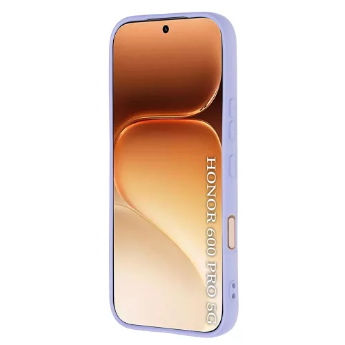 Techsuit - SoftFlex szilikon tok - Honor 600 Pro - Világos lila