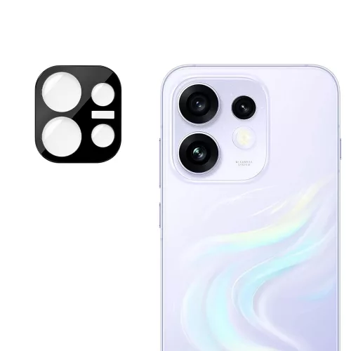Techsuit - Full Camera Glass - Oppo Reno16 - Black
