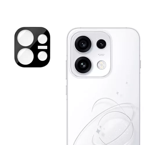 Techsuit - Full Camera Glass - Oppo Reno16 Pro - Black