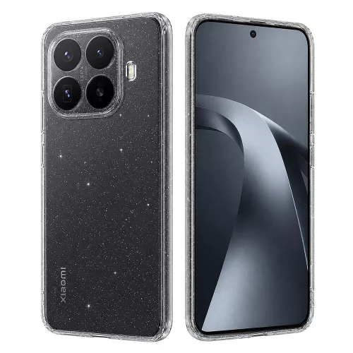 Techsuit - SperkleSkin tok - Xiaomi 17T Pro - Átlátszó csillogós