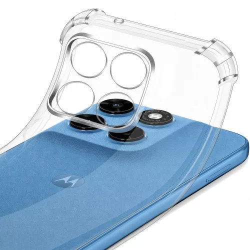 Techsuit - Shockproof Átlátszó Ütésálló Szilikon tok - Motorola Moto G87 / G77 / G67 - Átlátszó