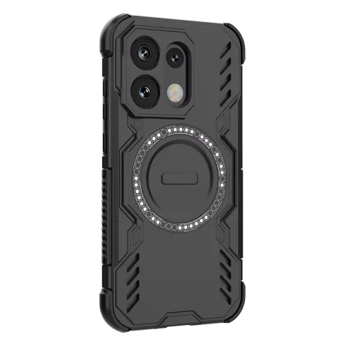 Techsuit - ArmorMag ütésálló tok - Oppo Reno16 / Reno16 Pro - Fekete