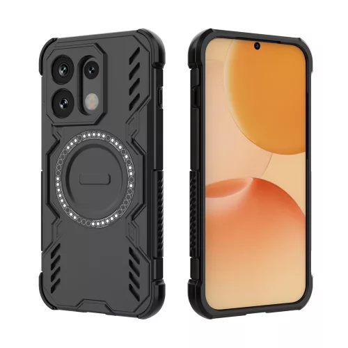 Techsuit - ArmorMag ütésálló tok - Oppo Reno16 / Reno16 Pro - Fekete