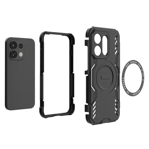 Techsuit - ArmorMag ütésálló tok - Oppo Reno16 / Reno16 Pro - Kék