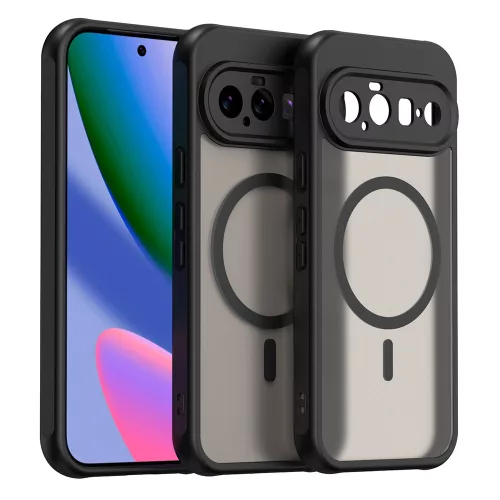 Techsuit - HaloFrost II MagSafe tok - Google Pixel 11 - Fekete