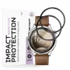 Techsuit - Nano Flex (2 pack) - Honor Watch 6 - Black