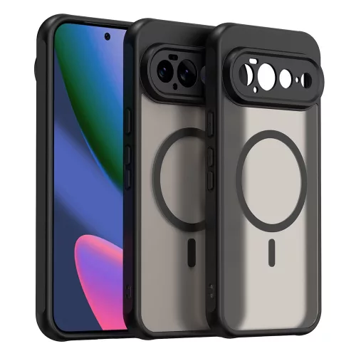 Techsuit - HaloFrost II MagSafe tok - Google Pixel 11 Pro XL - Fekete