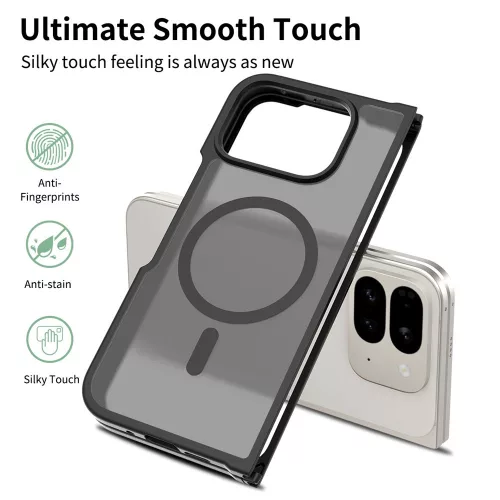 Techsuit - PureFrost MagSafe - Google Pixel 11 Pro Fold - Matt fekete