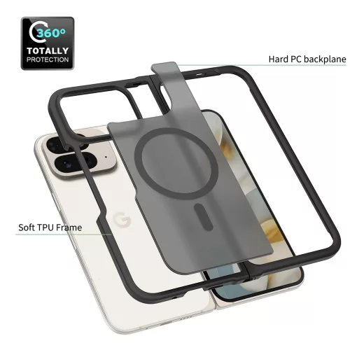 Techsuit - PureFrost MagSafe - Google Pixel 11 Pro Fold - Matt fekete