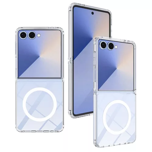 Techsuit - MagSafe Pro tok - Samsung Galaxy Z Flip8 - Átlátszó