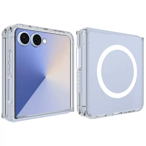 Techsuit - MagSafe Pro tok - Samsung Galaxy Z Flip8 - Átlátszó