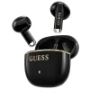 Guess - Wireless Earbuds Glossy Gold Line Classic (GUTWSG3HGECK) - Half-in-ear, Bluetooth, TWS, Small Round Design - Black