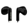 Guess - Wireless Earbuds Glossy Gold Line Classic (GUTWSG3HGECK) - Half-in-ear, Bluetooth, TWS, Small Round Design - Black
