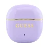 Guess - Wireless Earbuds Glossy Gold Line Classic (GUTWSG3HGECU) - Half-in-ear, Bluetooth, TWS, Small Round Design - Purple