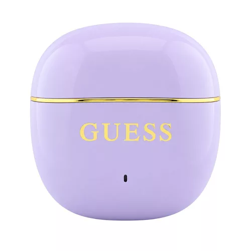 Guess - Wireless Earbuds Glossy Gold Line Classic (GUTWSG3HGECU) - Half-in-ear, Bluetooth, TWS, Small Round Design - Purple
