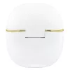 Guess - Wireless Earbuds Glossy Gold Line Classic (GUTWSG3HGECH) - Half-in-ear, Bluetooth, TWS, Small Round Design - White