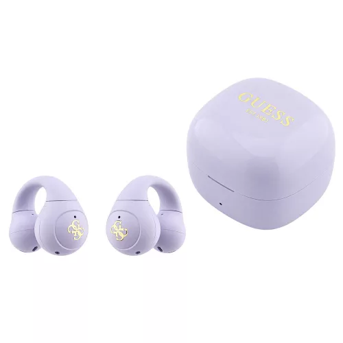 Guess - Wireless Earbuds Mini Classic (GUTWSW85LEEU) - Open-ear, Bluetooth, TWS, Sport Design - Purple