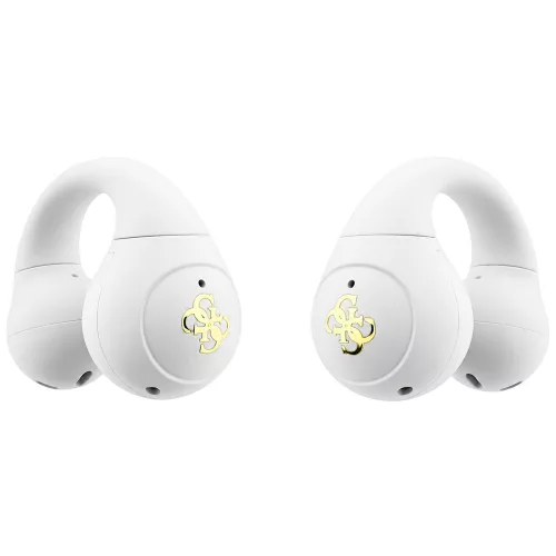 Guess - Wireless Earbuds Mini Classic (GUTWSW85LEEH) - Open-ear, Bluetooth, TWS, Sport Design - White