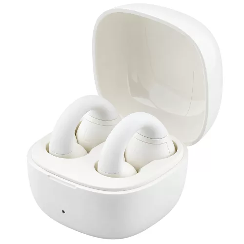 Guess - Wireless Earbuds Mini Classic (GUTWSW85LEEH) - Open-ear, Bluetooth, TWS, Sport Design - White