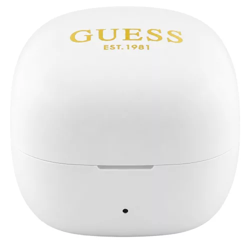 Guess - Wireless Earbuds Mini Classic (GUTWSW85LEEH) - Open-ear, Bluetooth, TWS, Sport Design - White