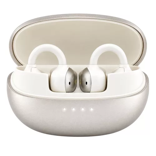 Guess - Wireless Earbuds Metalic Finish Electropated Parts Classic (GUTWSOL3MEGD) - OWS Ear-phones, BT5.4, 300mAh - Gold