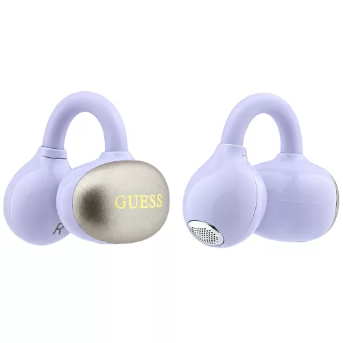 Guess - Wireless Earbuds Metalic Finish Electropated Parts Classic (GUTWSOL3MEGU) - OWS Ear-phones, BT5.4, 300mAh - Purple