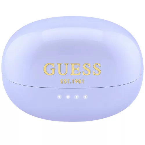 Guess - Wireless Earbuds Metalic Finish Electropated Parts Classic (GUTWSOL3MEGU) - OWS Ear-phones, BT5.4, 300mAh - Purple