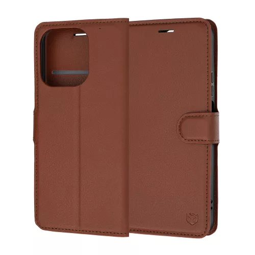 Techsuit - Leather Folio - Honor 600 Smart - Brown