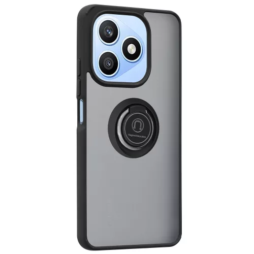 Techsuit - Glinth gyűrűs tok - Honor X8d - Fekete