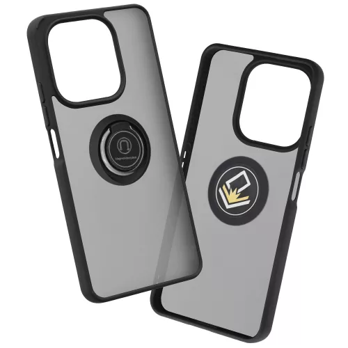 Techsuit - Glinth gyűrűs tok - Honor X8d - Fekete