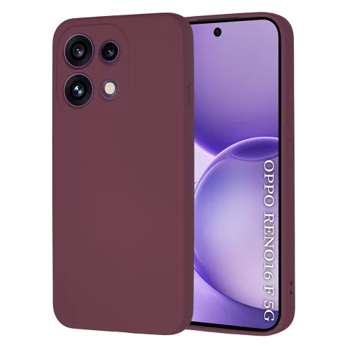 Techsuit - SoftFlex - Oppo Reno16 F / Reno16 FS - Plum Red