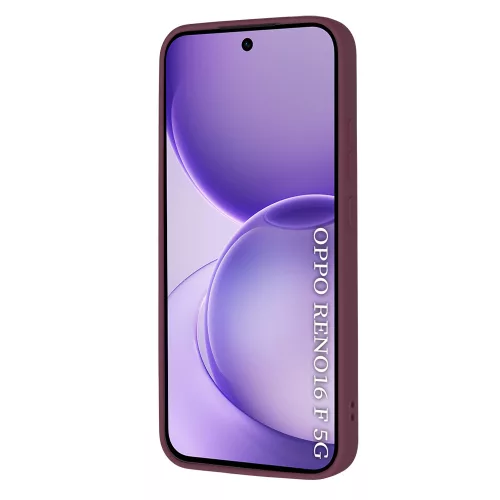 Techsuit - SoftFlex - Oppo Reno16 F / Reno16 FS - Plum Red