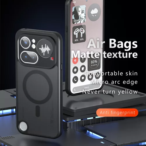 Techsuit - PureFrost MagSafe - Nothing Phone (4b) - Frosted Black