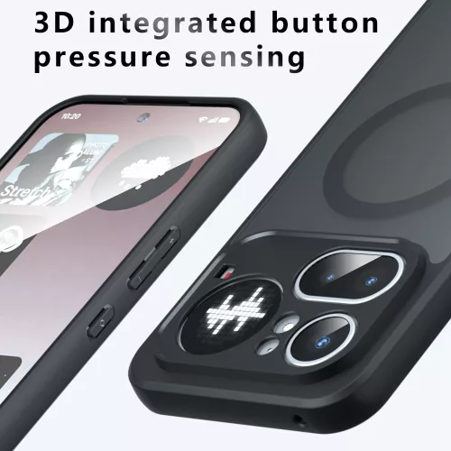 Techsuit - PureFrost MagSafe - Nothing Phone (4b) - Frosted Black