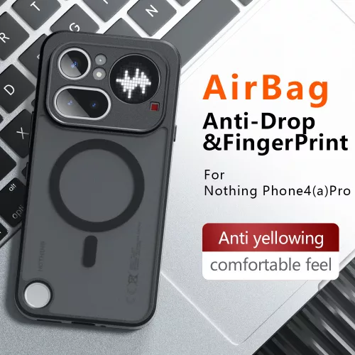 Techsuit - PureFrost MagSafe - Nothing Phone (4b) - Frosted Black