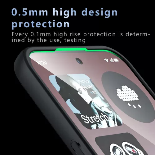 Techsuit - PureFrost MagSafe - Nothing Phone (4b) - Frosted Black