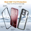 Techsuit - ColorVerse 360 tok kijelzővédővel - Oppo Reno16 / Reno16 Pro - Fekete