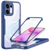 Techsuit - ColorVerse 360 tok kijelzővédővel - Oppo Reno16 / Reno16 Pro - Kék