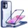 Techsuit - ColorVerse 360 tok kijelzővédővel - Oppo Reno16 / Reno16 Pro - Kék
