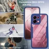 Techsuit - ColorVerse 360 tok kijelzővédővel - Oppo Reno16 / Reno16 Pro - Kék