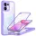 Techsuit - ColorVerse 360 tok kijelzővédővel - Oppo Reno16 / Reno16 Pro - Lila