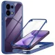 Techsuit - ColorVerse 360 tok kijelzővédővel - Oppo Reno16 F / Reno16 FS - Kék