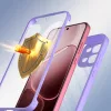 Techsuit - ColorVerse 360 tok kijelzővédővel - Oppo Reno16 F / Reno16 FS - Lila