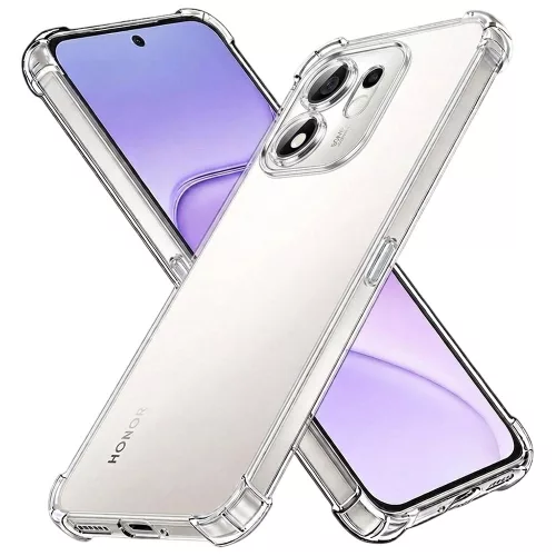 Techsuit - Shockproof Átlátszó Ütésálló Szilikon tok - Honor 600 Smart - Átlátszó