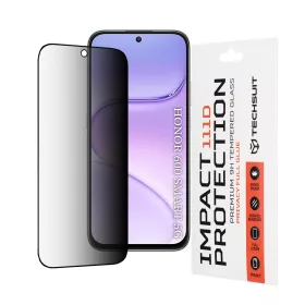 Techsuit - 111D Privacy Full Glue - Honor 600 Smart - Black