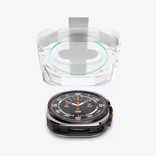 Spigen - (2 pack) Glas.tR EZ Fit (AGL11758) - Samsung Galaxy Watch Ultra 2 - Clear